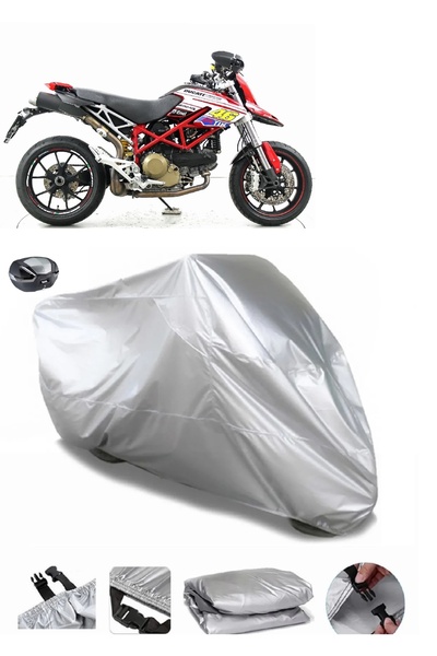 AUTOLION Ducati Hypermotard 1100 MOTORCYCLE SCREW REAR BAG COMPATIBLE
