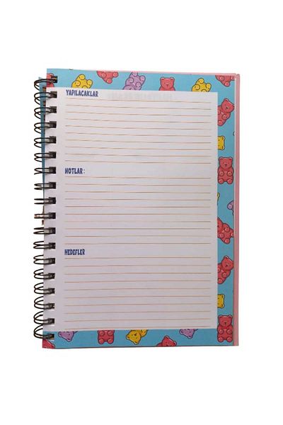 Bam Girl Designed Saturn Talking Agenda - Annual Planner Notebook