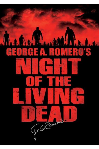 icase Νύχτα των ζωντανών νεκρών Ξύλινος Πίνακας