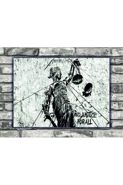 icase Metallica And Justice For All Tablou mare din lemn A3