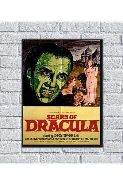 icase Drakula Vampir Horor Filmovi Drvena Slika