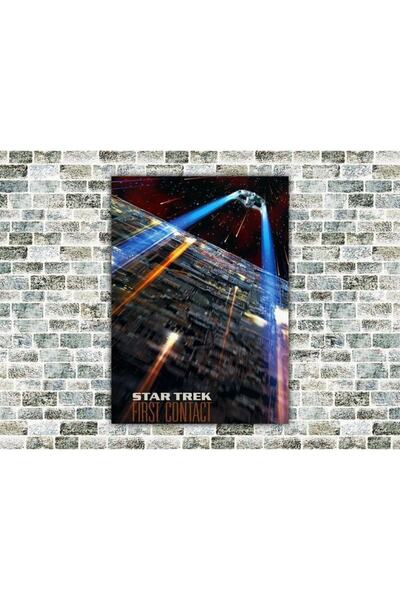 icase Star Trek Primul Contactator Masă din Lemn