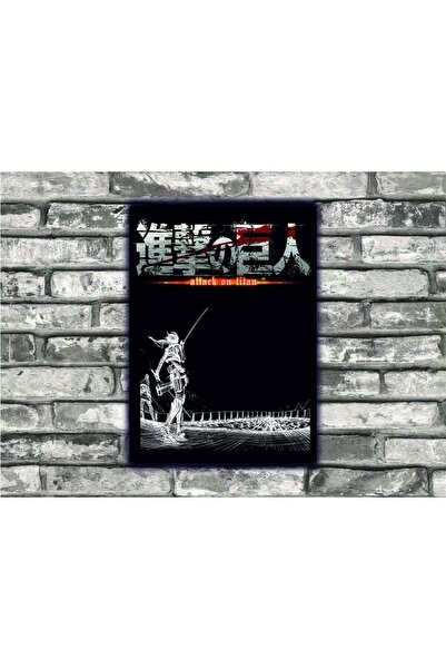 icase Attack On Titan Shingeki No Kyojin Tablou din lemn