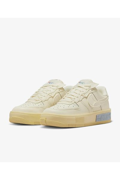 Nike Air Force Fontanka AF1 Leather Sneaker Γνήσιο δέρμα Casual Beige Αθλητικά παπούτσια