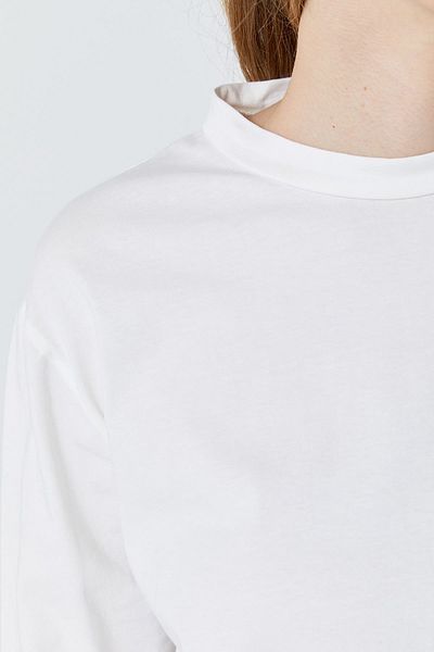 Soul Mânecă lungă cu mânecă lungă din bumbac organic ECRU INK SWEAT 30726