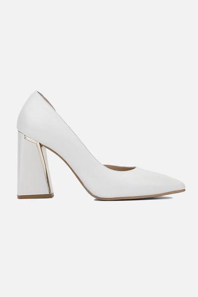 Valmenti Avior Women's Stone Dr Genuine Leather Heeled Shoes