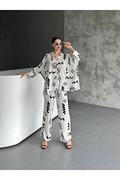 ZF BUTİK UNTERWÄSCHESET GEMUSTERT OVERSIZE