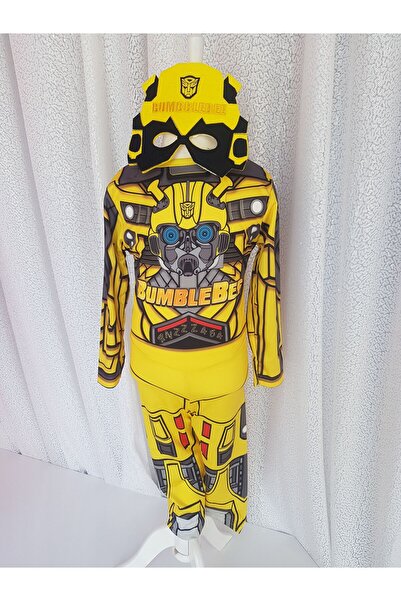 Patiska Nostalji Bumblebee Transformers Kostümü