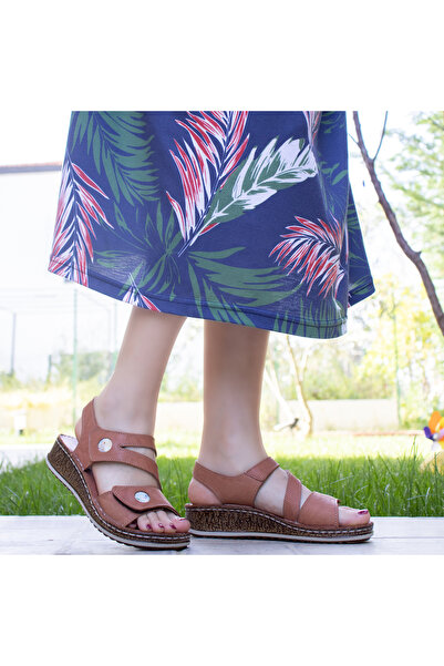 CONSUELO Γυναικεία σανδάλια ορθοπεδικά δερμάτινα 11377