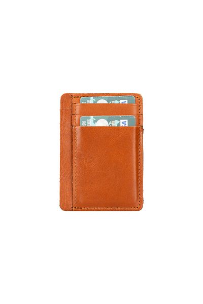 Lev Leather Θήκη πιστωτικής κάρτας ποιότητας γνήσιου δέρματος - Μεγάλη διάρκεια