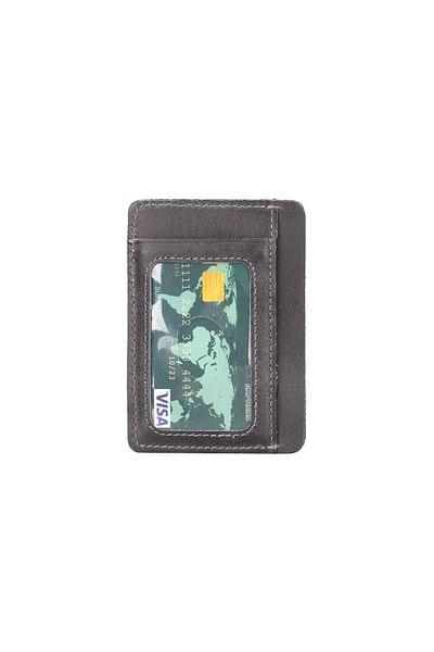 Lev Leather Θήκη πιστωτικής κάρτας ποιότητας γνήσιου δέρματος - Μεγάλη διάρκεια