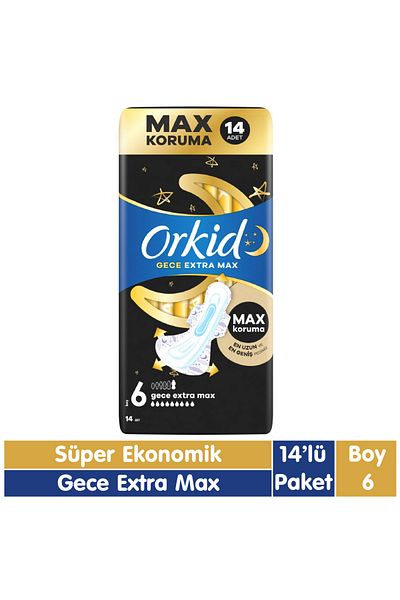 Orkid الترا نايت اكسترا ماكس - 14 فوطة