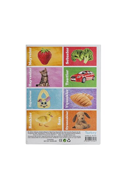 A-T AYZE-TRENDY Bebek Aktivite  Flash Cards İlk 50 Sözcük 71161
