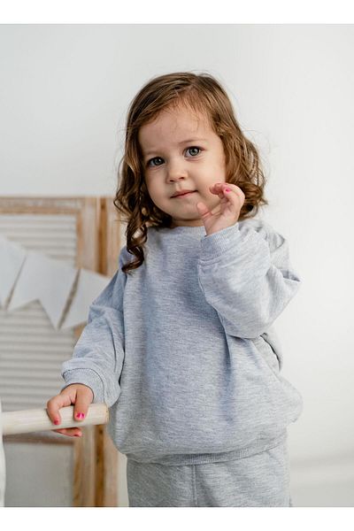 MiaBaby سويت شيرت بخيطين