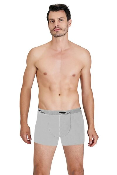 Kom Set boxer strâns din 2 piese pentru bărbați, gri de sezon