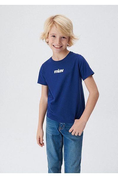 Mavi Miav Printed Navy Blue T-shirt Regular Fit / Regular Fit66332620-445