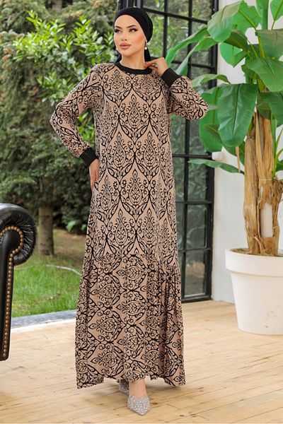 Bestenur Φόρεμα Danis Viscose 803 - Mink