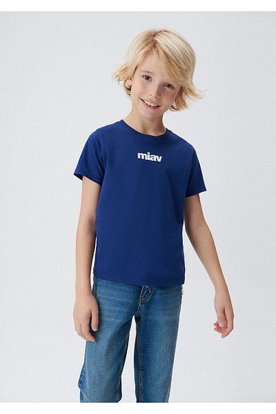Mavi Miav Printed Navy Blue T-shirt Regular Fit / Regular Fit66332620-445