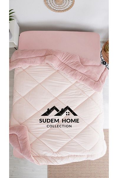 Sudemhome لحاف ويلسوفت مزدوج الجوانب لحاف ويلسوفت الناعم الناعم 195*215 مسحوق