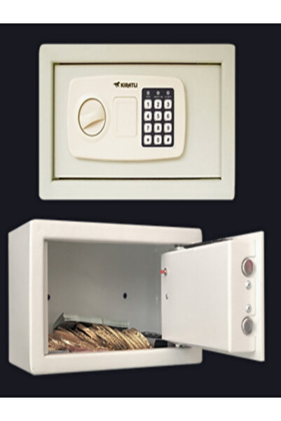 KIRATLI ELEKTRONİK ŞİFRELİ ÇELİK PARA KASASI (EV VE OFİS KULLANIMINA UYGUN)- ...