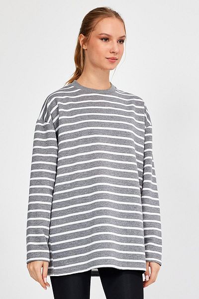 ALEXANDERGARDI Oversize Striped Sweatshirt - B23-00158