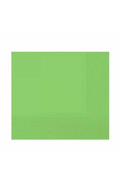 turkuaz parti Green Double Layer Set of 16 Paper Napkins