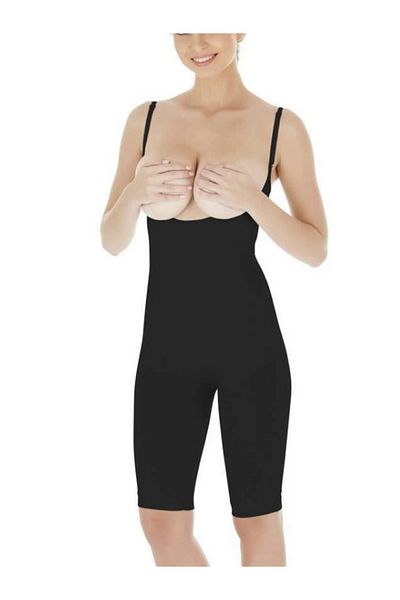 SÜSEN LİNGERİE Black Full Length Women's Corset - Underwear and Body Reducer