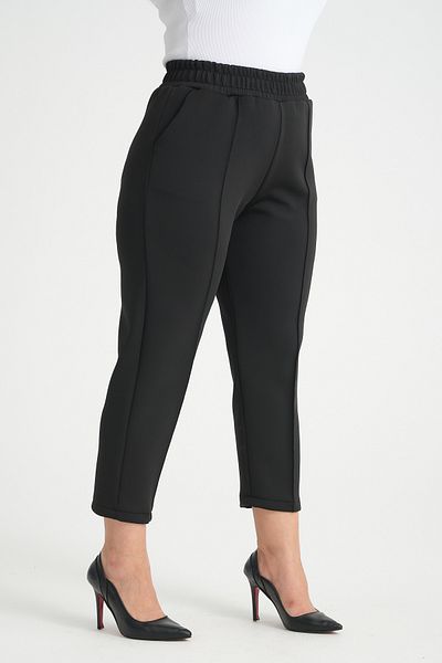 CNG MODA Plus Size Sports Fit Puff Scuba Pants
