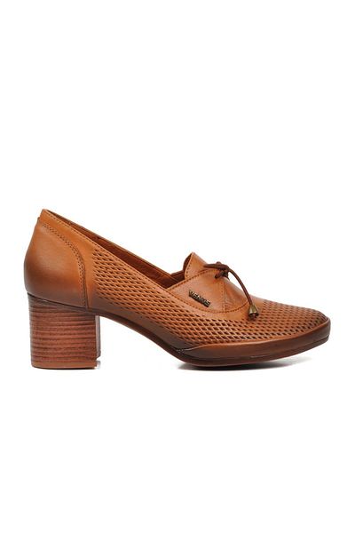 Venüs 1374Y Tan Women's Daily Genuine Leather Shoes