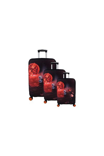 Bagacar Valisă din 3 piese pentru Planet Large Medium Cabin Size