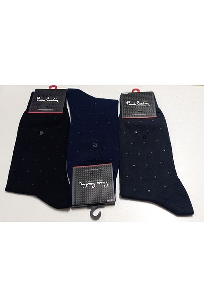 Pierre Cardin Men's Black, Dark Blue, Anthracite 3-Piece Socks