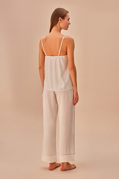 SUWEN Ivory Singlet Pants Set