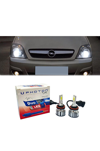 Photon Opel Meriva A Led Xenon Kısa Far Ampulü H7 Duo Yeni Seri Beyaz 2003 - ...