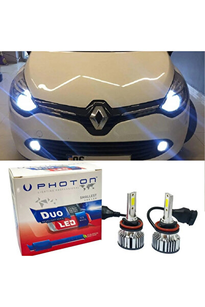 Photon Renault Clio 4 Led Xenon Uzun Far Ampulü H1 Duo Yeni Seri Beyaz