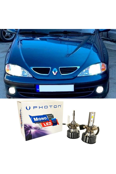 Photon Renault Megane 1 Led Xenon Sis Far Ampulü H1 Mono Yeni Seri Beyaz