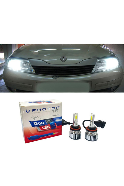 Photon Renault Laguna 2 Led Xenon Uzun Far Ampulü H1 Duo Yeni Seri Beyaz 2002...