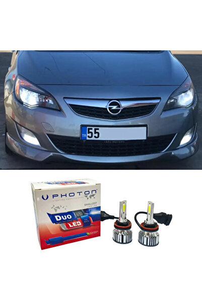 Photon Opel Astra J Led Xenon Uzun Far Ampulü H7 Duo Yeni Seri Beyaz 2009+ Uyumlu
