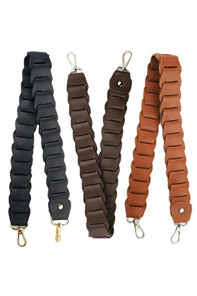 orhanucuzluk Deri Örme Model Çanta Sapı ( 1 Adet ) Rengarenk