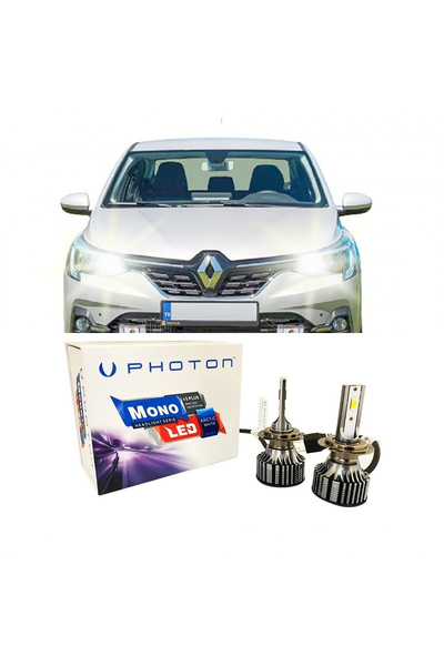 Photon Renault Taliant Led Xenon Uzun Far Ampulü H7 Mono Yeni Seri Beyaz