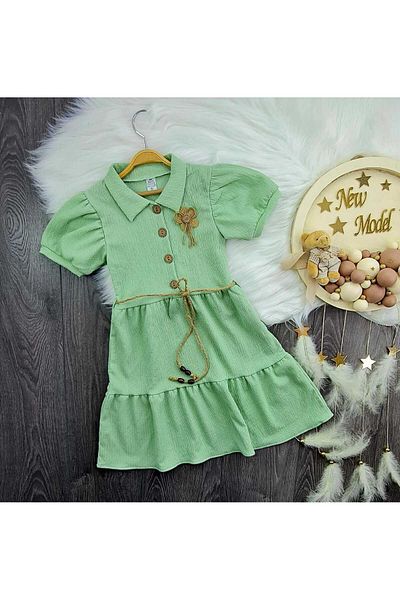 minikiss ROCHIE DE BUTONE FATA CU ACCESORII BROȘE