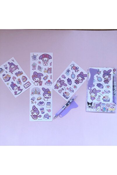 synshop My Melodi Melody Sanrio Kawaii nalepnica Vodootporno 4 lista i set ge...