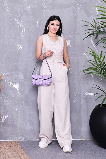 ZEYWEAR بدلة من الكتان مع سترة