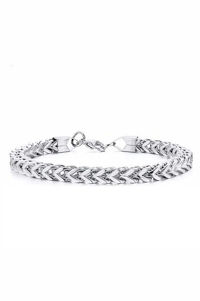 Herşey Nota Fox Unisex Bracelet - Non-Tarnish Silver Steel Tail