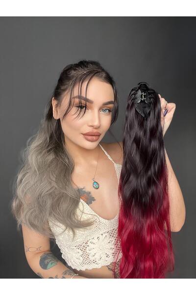 Suzan Peruk Mini Mandallı Tokalı Postiş Topuz At kuyruğu