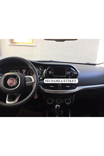 FD Damla Etiket Fiat Egea - Glossy Black Torpedo, Sideboard and Trim Set
