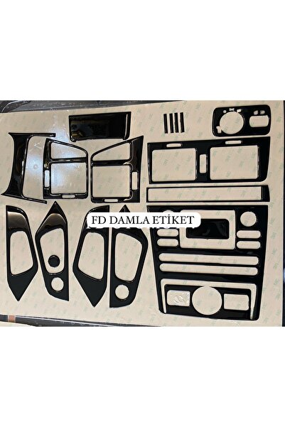 FD Damla Etiket Seat İbiza, Cordoba Torpido, Konsol, Trim, Göğüs Maun Kaplama...