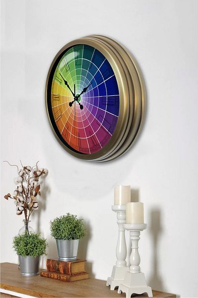 Kasva Concept 40 cm Antique Metal New Color Wall Clock