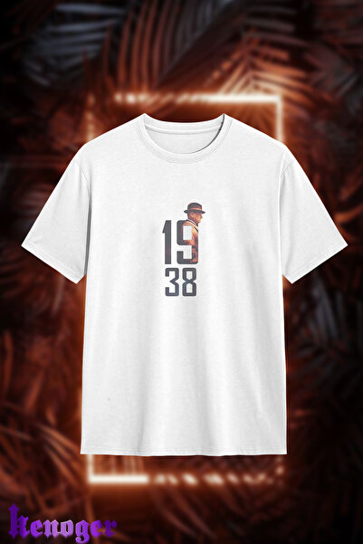 kenoger 1938 ATATÜRK Τυπωμένο Unisex Oversize T-Shirt