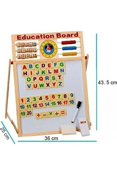 AfterTimes Beyaz Tahta Kalem Abeküs Beyaz Tahta Çocuk Okul Öncesi Sonrası Eği...