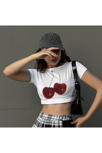 Köstebek Κοντομάνικο Cherry Crop T-Shirt